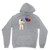 Astronaut Celebrating Independence  Day at 1776 Unisex Hoodie