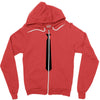 skinny white tie hipster cool school funny awesome geek shirt t shirt Zipper Hoodie