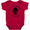 i don't believe in humans Baby Bodysuit