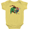 raphael meets mario Baby Onesie