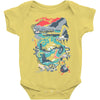 positive thinking Baby Onesie