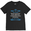 Dear Daddy, Thanks for Being my Dad Baby Boy Letter to Father V-Neck Tee