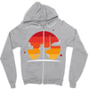 Samurai Sunset Zipper Hoodie