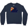this girl loves pizza Crewneck Sweatshirt