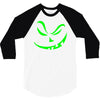 scary pumpkin halloween 3/4 Sleeve Shirt