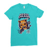 brain drain fox Ladies Fitted T-Shirt