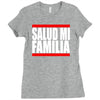 salud mi familia  fast 7 vin auto tuning diesel paul walker kult fun l Ladies Fitted T-Shirt
