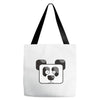 panda pixel Tote Bags