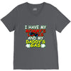 mommy's looks daddy's gas V-Neck Tee