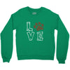 love paw rhinestud Crewneck Sweatshirt