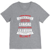 Super Cool Grandad Of A Freaking Awesome Grandson V-Neck Tee