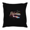 rainbow road Throw Pillow