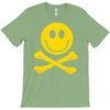 smiley pirate skull and crossbones T-Shirt