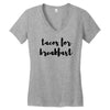 tacos for breakfast Women's V-Neck T-Shirt