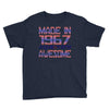 made in 1967 50 years of being awesome Youth Tee