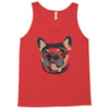 blue and tan frenchie Tank Top