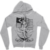 navy  girl Zipper Hoodie