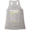 February Girl Facts Pisces Racerback Tank