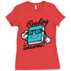 reading is awesome Ladies Fitted T-Shirt