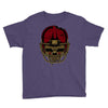 american football skull Youth Tee