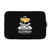 I Am Pizza Actually In A Very Commited Relationship Laptop sleeve
