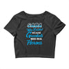 Saba Was Created because Grankids Need Real Heroes Crop Top