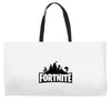 fortnite logo black Weekender Totes