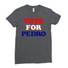 Vote For Pedro Ladies Fitted T-Shirt