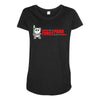 may the panda force be with you Maternity Scoop Neck T-shirt