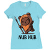 nub nub Ladies Fitted T-Shirt