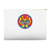 lucha libre    yellow Accessory Pouches