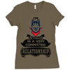 I Am Siberian Husky Actually In A Very Commited Relationship Ladies Fitted T-Shirt