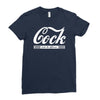 cock taste the difference mens v neck Ladies Fitted T-Shirt