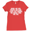 roses are red violets are blue i have five fingers the middle ones for Ladies Fitted T-Shirt