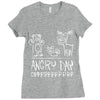 angry day Ladies Fitted T-Shirt