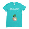Pregosaurus Boy Ladies Fitted T-Shirt