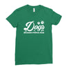Dogs Because People Suck Ladies Fitted T-Shirt