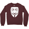 anonymous mask Crewneck Sweatshirt