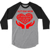 autism mom my heart 3/4 Sleeve Shirt