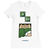 say my state Ladies Fitted T-Shirt