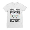 i love video games Ladies Fitted T-Shirt