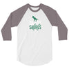 Daddy Saurus 3/4 Sleeve Shirt