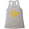 big foot xing big foot crossing sasquatch Racerback Tank