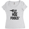 Fly You Fools Women's Triblend Scoop T-shirt