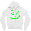 scary pumpkin halloween Zipper Hoodie