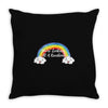 You're Looking At A Rainbow Throw Pillow