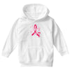 breast cancer awareness hope ribbon heart Youth Hoodie