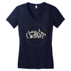 famous Women's V-Neck T-Shirt