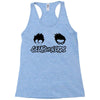 geeks vs nerds Racerback Tank
