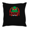 raphs fight club Throw Pillow